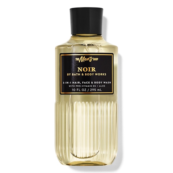  Gel tắm cho nam BBW Noir 3-in-1 Hair, Face and Body 10Oz 295ml 