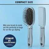  (SNL) Set 2 lược gỡ rối + lược thưa Conair Detangle & Style Detangling Brush and Comb 