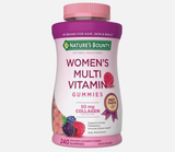  Kẹo bổ sung vitamin tổng hợp Nature's Bounty Women's Multi Vitamin Gummies 50mg Collagen 240 viên 