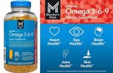  Viên uống dầu cá Member's Mark Omega 3-6-9 Dietary Supplement 300 viên 