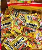  NK - Kẹo dẻo trái cây Haribo Goldbears 125 gói 50Oz 1.42kg 