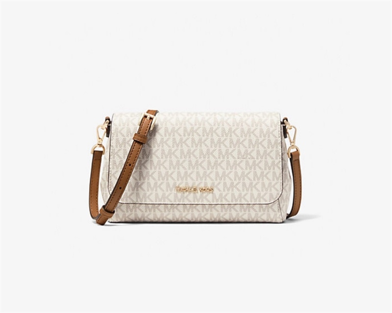  Túi MK Medium Logo Convertible Crossbody Bag Color VANILLA 35H8GTTC6B 