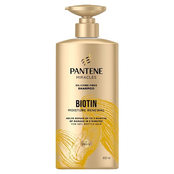  (Úc) Dầu gội Pantene 3 Minute Miracle Moisture Renewal With Biotin Daily Intensive Conditioner 600 ml 