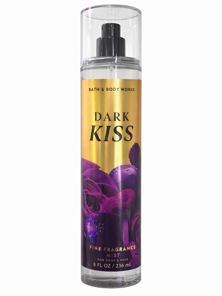  Xịt thơm body và tóc BBW Dark Kiss For Body & Hari 8Oz 236ml 