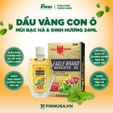  NK - Dầu vàng Eagle Brand Medicated Oil Refeshing Peppermint Clove Bud - Mùi Đinh Hương Và Bạc Hà 3ml 