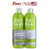  Set gội xả Tigi Xanh Lá phục hồi, suôn mượt cho tóc hư tổn nhẹ Rehab For Hair 2-750ml 