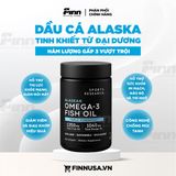  Viên uống bổ sung Sports Research Triple Strength Omega-3 Wild Alaskan Fish Oil 1250mg 60 viên 