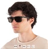  Mắt kính Salvatore Ferragamo Dark Grey Rectangular Men's Sunglasses SF938S 338 57 