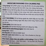  NK - Toner pad làm dịu phục hồi da Medicube Exosome Cica Calming 100 miếng 5Oz 150ml 