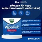  Dầu ấm ngực Vicks VapoRub Cough Suppressant Topical Analgesic Ointment 1.76 oz (50 g) 