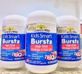  NK - Viên uống bổ sung DHA cho bé Nature's Way Kids Smart Bursts High DHA Omega-3 Fish Oil 60 viên 
