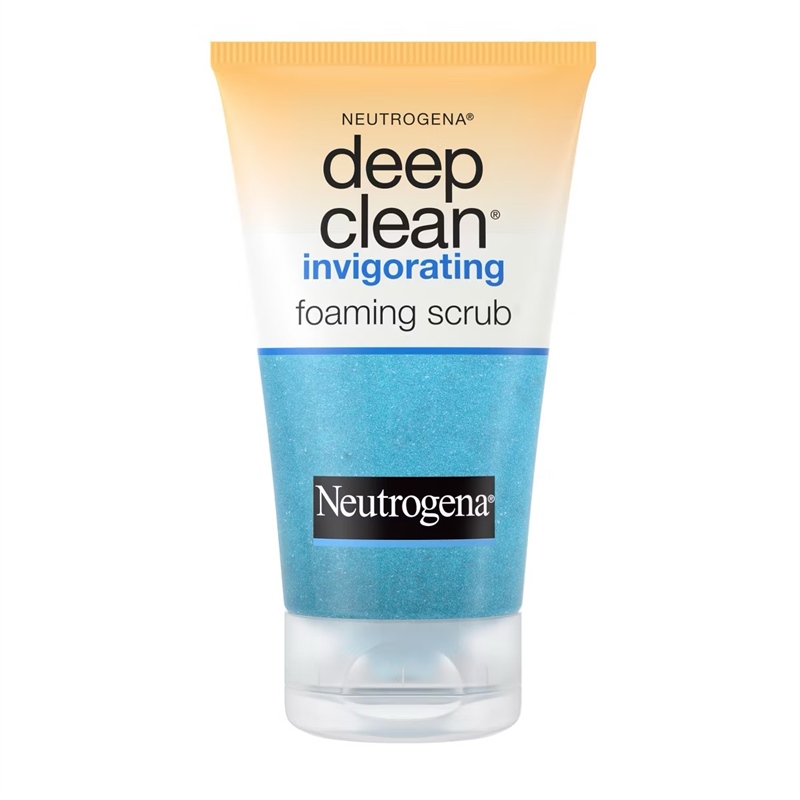  Sữa rửa mặt tẩy tế bào chết Neutrogena Deep Clean Invigorating Foaming Facial Scrub with Glycerin 4.2Oz 124ml 