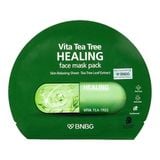  NK - Hộp 10 miếng mặt nạ tràm trà BNBG Vita Teatree Healing Face Mask 