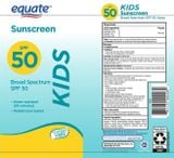  (S12/26) Xịt chống nắng cho bé Equate Kid Suncreen Spray SPF50 5.5Oz 156g 