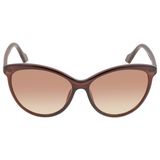  Kính Calvin Klein Brown Cat Eye Ladies Sunglasses CK19534S 210 58 