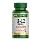  Viên uống bổ sung vitamin B12 1000mcg Nature's Bounty supports energy metabolism 200 viên 