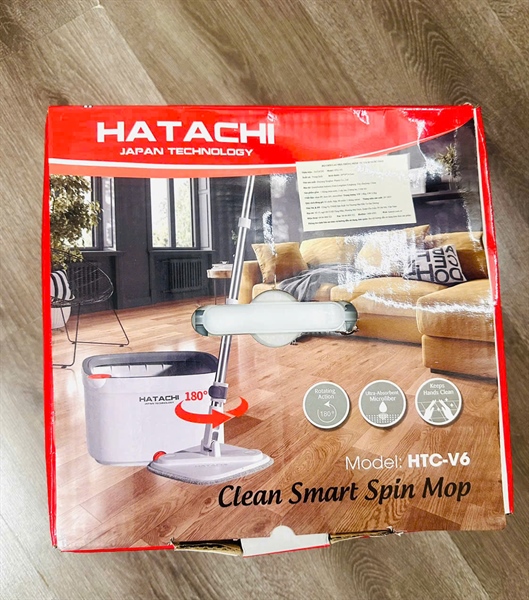  Gift Bộ chổi lau nhà thông minh tự tách nước thải Hatachi 