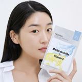  NK - Tách lẻ Hộp 4 miếng mặt nạ dưỡng da, làm sáng da Medihe Derma Synergy Wrapping Mask Madecassoside X Vitamin C 25ml 