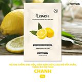  NK - Mặt nạ chanh Prettyskin Total Solution Essential Sheet Mask 0.81Oz 23g (Miếng) 