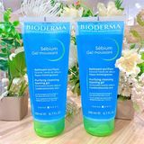  NK - Sữa rửa mặt Bioderma Sebium Gel Moussant 6.7Oz 200ml 
