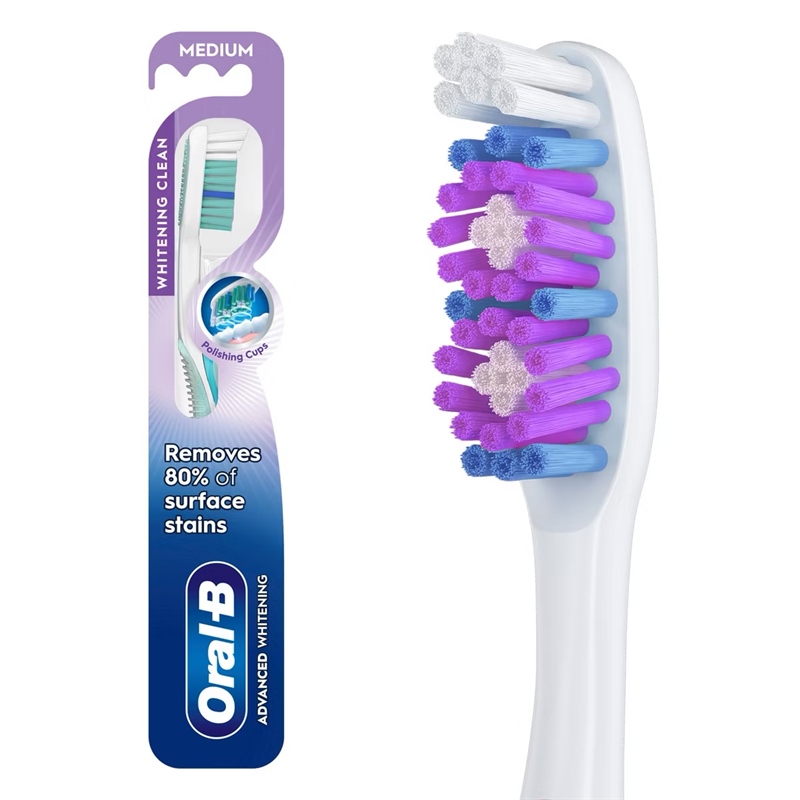  Bàn chải Oral-B 3D White Vivid Manual Toothbrush Medium Bristles 