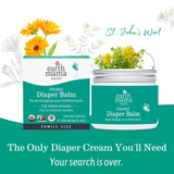 Kem Chống Hăm Cho Bé Earth Mama Organic Diaper Balm 120ml (Hũ) – Hữu Cơ, Dịu Nhẹ, Giảm Hăm Tã 