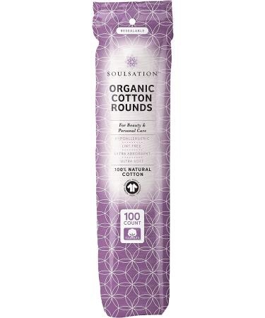  Bông tẩy trang Soulsation Organic Cotton Rounds 100 miếng 