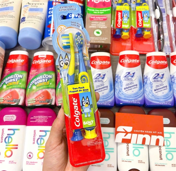  Set 2 bàn chải Colgate Bluey Extra Soft Toothbrush for Kids 