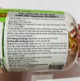  NK - Viên uống bổ sung Kirkland Signature Vitamin E 400IU 500 viên 