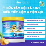  Dầu gội, dầu xả, sữa tắm Suave kid 3-in-1 Coco-Craze Slime 13.5Oz 400ml 