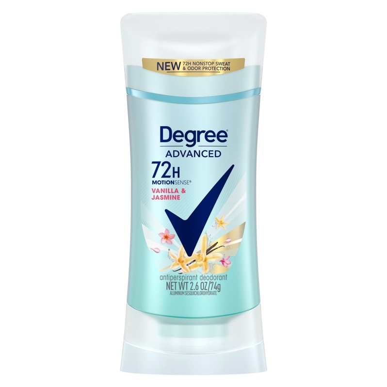  Lăn khử mùi Degree Advanced Protection Antiperspirant Deodorant Vanilla & Jasmine 2.6Oz 74g 