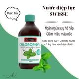  NK - Nước diệp lục Swisse Chlorophyll 500mL Oral Liquid - Spearmint Flavour 500ml 