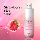  Sữa tắm dưỡng ẩm hương dâu tây Olay Intensely Hydrating Limited Editon Strawberry Fizz Scent 20Oz 591ml 