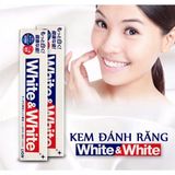  NK - Kem đánh răng giúp bảo vệ men răng và ngừa sâu răng Lion White & White 150g 