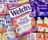  (SALE-T9/25) Kẹo Welch's Fruit Snacks Berries 'n Cherries 40 gói 0.8Oz 0.9kg 