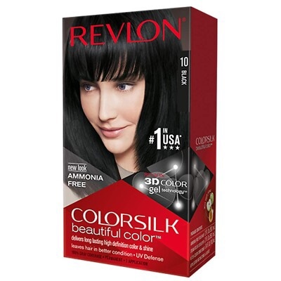  Thuốc nhuộm tóc Revlon Colorsilk Beautiful Color 10 Black by for Unisex 