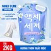  NK - Nước giặt Nuki Blue hương thiên thảo 2kg 