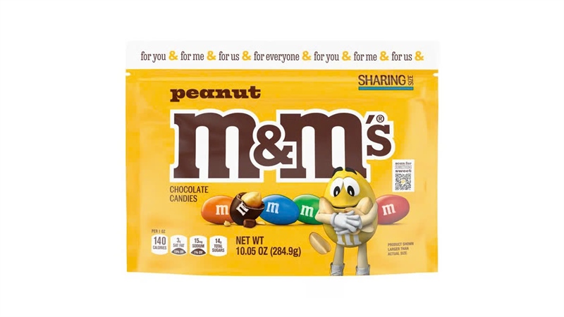  Kẹo socola M&M's Peanut Chocolate Candy 10.05Oz 284.9g 