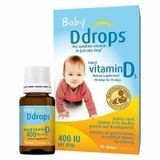  NK- Vitamin D3 nhỏ giọt cho bé Baby Ddrops 400IU 90 giọt (Hộp) 
