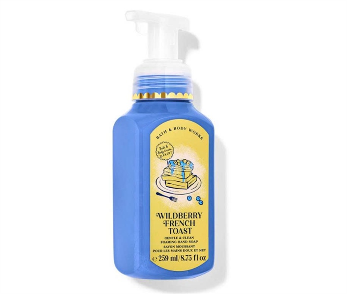 NK - Nước rửa tay dạng bọt BBW Gentle & Clean Foaming Hand Soap Wildberry French Toast 8.75Oz 259Ml 