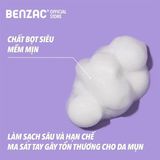 (S05/27) NK - Sữa rửa mặt dạng bọt làm sạch sâu cho da dầu mụn Galderma Benzac Purifying Cleanser 130ml 