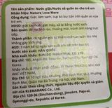 NK - Nước xả quần áo trẻ em thuần chay Nature Love Mere Chiết xuất Cherry 1.3L 