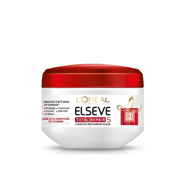  NK - Kem ủ tóc phục hồi hư tổn L’oreal Elseve Total Repair 5 Deep Reparing Mask 200ml 