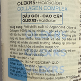  NK - Dầu gội Olexrs HairSalon Argan Oil Collagen Complex Nourishing Shampoo 17.6Oz 500ml 