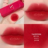  (SALE-T3/26) Son Rosso Valentino Satin 217A Ethereal Red Lip Color 0.12Oz 3,4g 