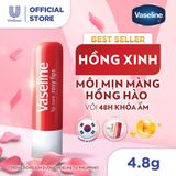  NK - Son dưỡng môi hồng xinh giúp cấp ẩm, giảm nứt nẻ môi Vaseline Lip Care Rose lips 0.16Oz 4.8g 