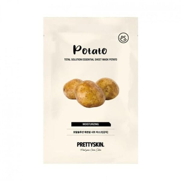  NK - Mặt nạ khoai tây Prettyskin Total Solution Essential Sheet Mask 0.81Oz 23g 