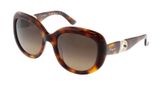  Mắt kính Salvatore Ferragamo Brown Oval Ladies Sunglasses SF727S 214 53 