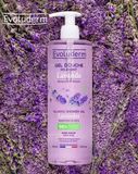  NK - Gel tắm thiên nhiên thuần chay Evoluderm Relaxing Shower Gel Lavender Replenishes& Calms 500ml 