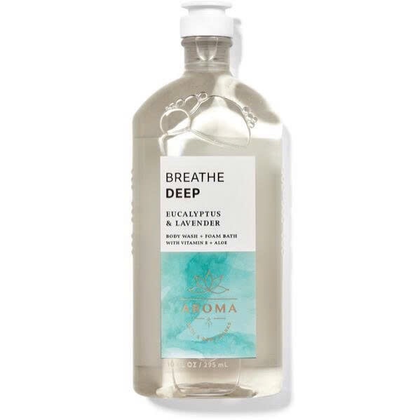  Sữa tắm BBW Aromatherapy Breathe Deep Eucalyptus & Lavender 10Oz 295ml 
